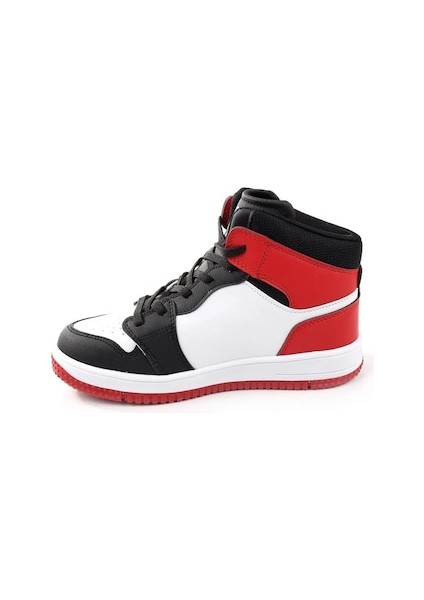 Haykat Uzun Grs Boğazlı Spor Ayakkabı Siyah - Kırmızı fırsatları