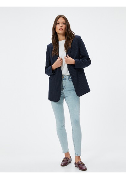 Dar Paça Yüksek Bel Kot Pantolon - Carmen Skinny Jeans fiyatları