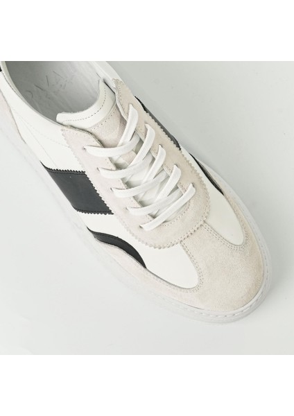 Missouri Model Deri El Yapımı Erkek Beyaz Sneaker fırsatları