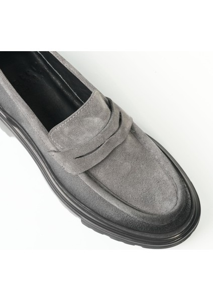 Ramonelli Model Deri El Yapımı Erkek Gri Casual Ayakkabı modelleri