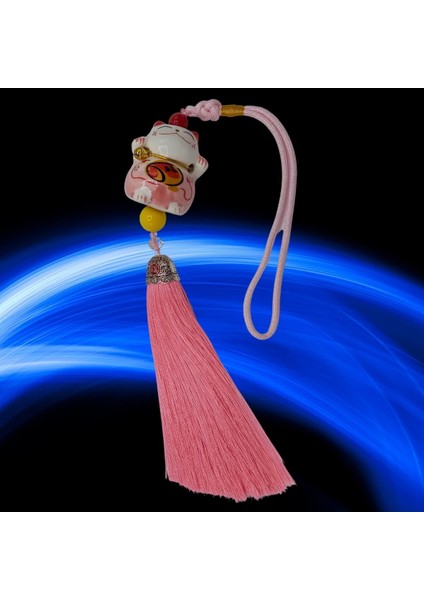 Feng Shui Maneki Neko Şans Kedisi Pembe No.1 fırsatları