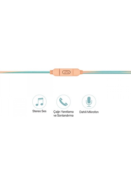 Kulakiçi Kablolu Kulaklık Gold KL240 modelleri