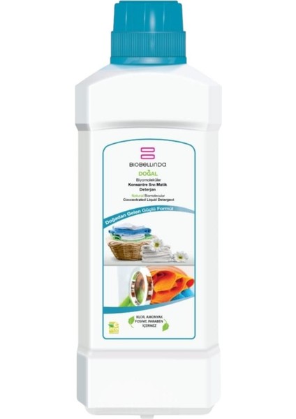 Natural Biyomoleküler Konsantre Sıvı Deterjan 21 Yıkama