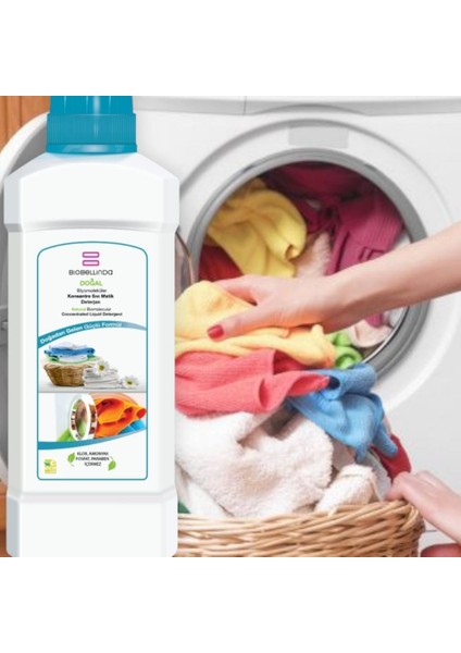 Natural Biyomoleküler Konsantre Sıvı Deterjan 21 Yıkama