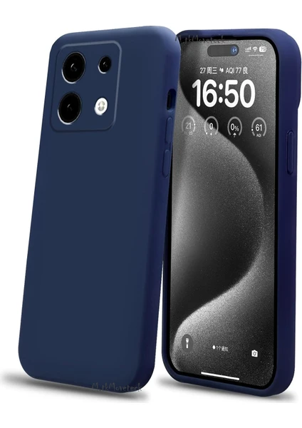 M.tk moveteck Xiaomi Redmi Note 13 Pro 5g Kılıf Kamera Korumalı Mat Hisli Içi Kadife Yumuşak Lansman Silikon