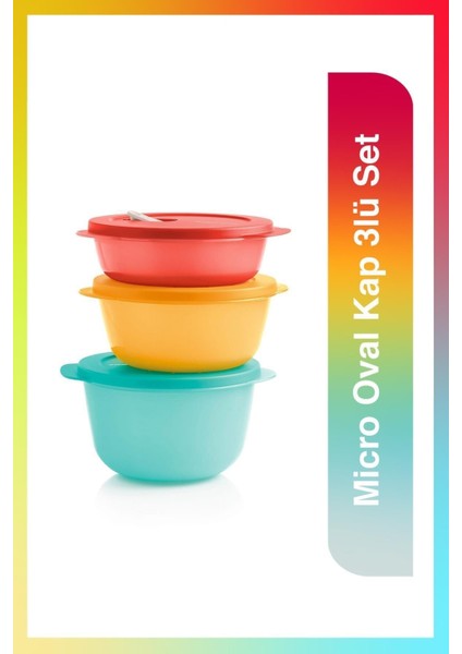 Micro Oval Kap 3lü Set Mtk