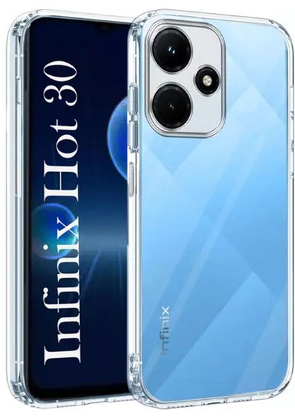 Infinix Hot 30 Kılıf Şeffaf Kamera Korumalı Esnek Yumuşak Silikon