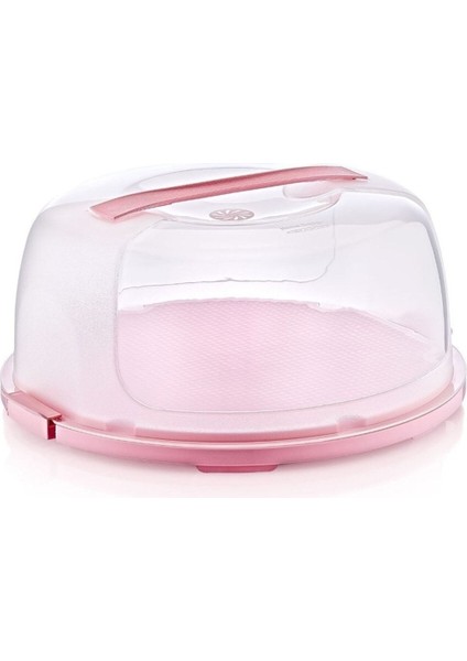 Plastik Kek Fanusu ve Pasta Fanusu Kilitli Kapaklı Kek Fanusu