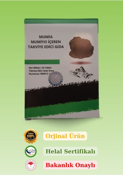 Saf Mumiyo Içeren Takviye Edici Gıda fiyatları