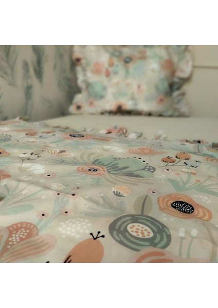 Fırfırlı Bebek Nevresim Takımı Dreamy Colors indirimleri
