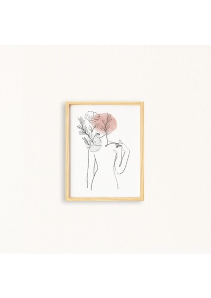 Bohem-Love1-Aşk Doğal Ahşap Çerçeveli Tekli Tablo Seti fiyatları