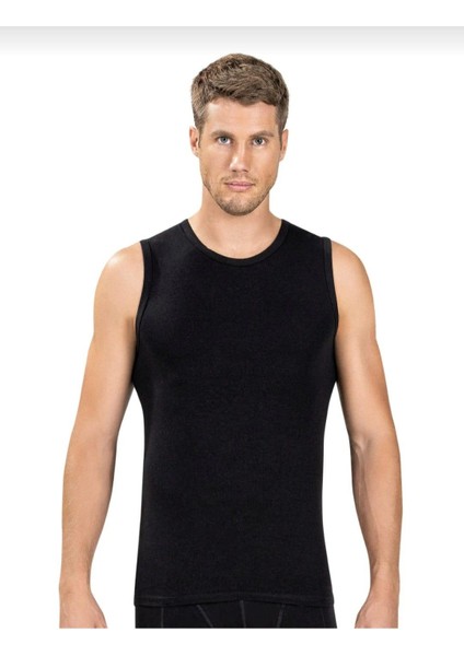 114 Erkek Sıfır Kol Sıfır Yaka Atlet 3 Adet