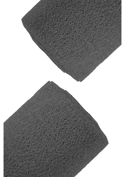Kaydırmaz Gri Karmaşık Paspas EN:120cm 120 x 260 cm