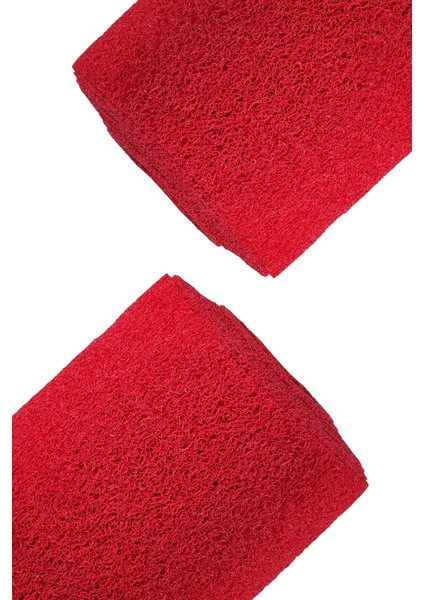 Kaydırmaz Kırmızı Karmaşık Paspas EN:100cm 100 x 1300 cm