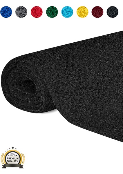 Kaydırmaz Siyah Karmaşık Paspas EN:100cm 100 x 1300 cm