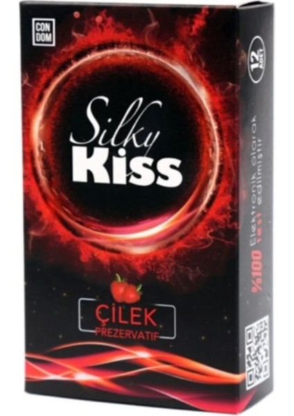 Silky Kiss Çilek Aromalı Prezervatif