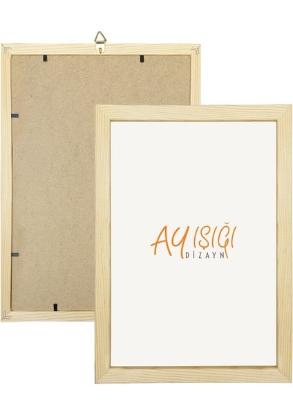 Matisse Monet Doğal Ahşap Çerçeveli Çoklu 5'li Tablo Seti modelleri