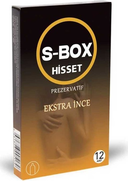 S-Box Ekstra Ince Prezervatif 12&apos;li