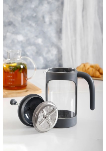 French Press 600 ml Gri Sen-San-Ant-Fre