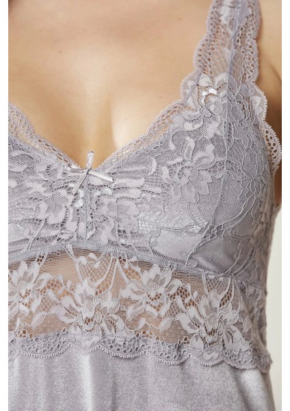 Saten Kadife Gecelik ve Sabahlık Takımı 4045 - Royal indirimleri