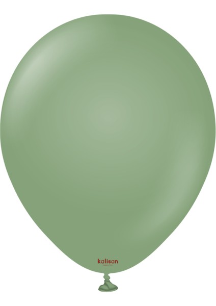 Retro Okaliptus Pastel Balon 5 Li