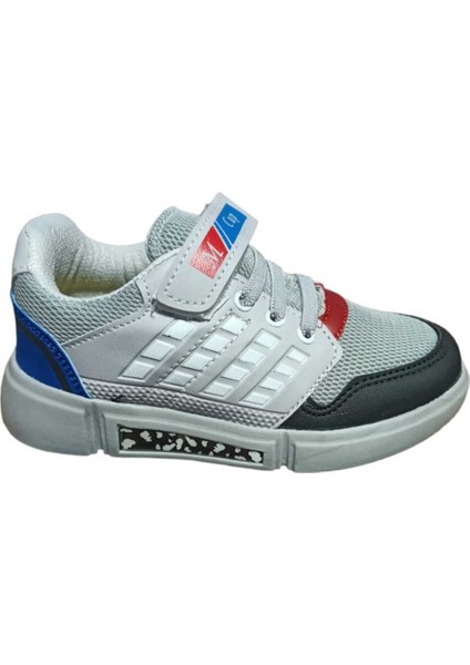 Buz Siyah Unisex Kids Sneaker Esnek Rahat Kalıp Çocuk Spor Ayakkabı Tam Kalıp Günlük Ayakkabı