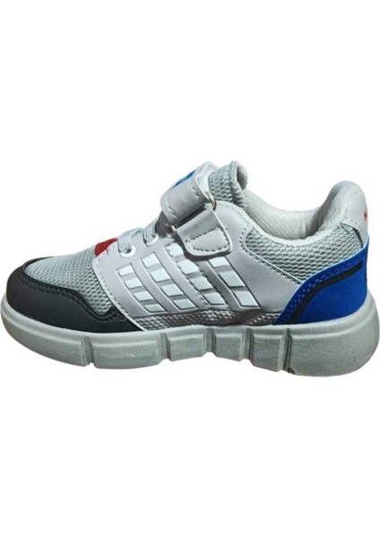 Buz Siyah Unisex Kids Sneaker Esnek Rahat Kalıp Çocuk Spor Ayakkabı Tam Kalıp Günlük Ayakkabı