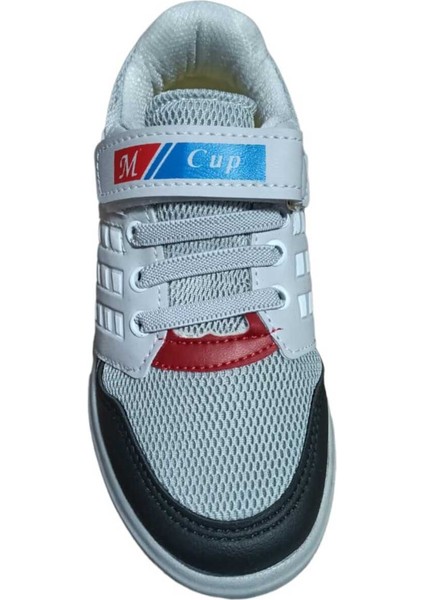 Buz Siyah Unisex Kids Sneaker Esnek Rahat Kalıp Çocuk Spor Ayakkabı Tam Kalıp Günlük Ayakkabı