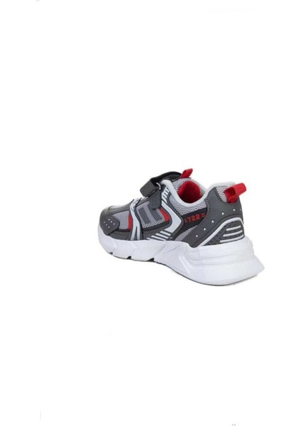 Gri Unisex Kids Sneaker Esnek Rahat Kalıp Çocuk Spor Ayakkabı Tam Kalıp Günlük Ayakkabı