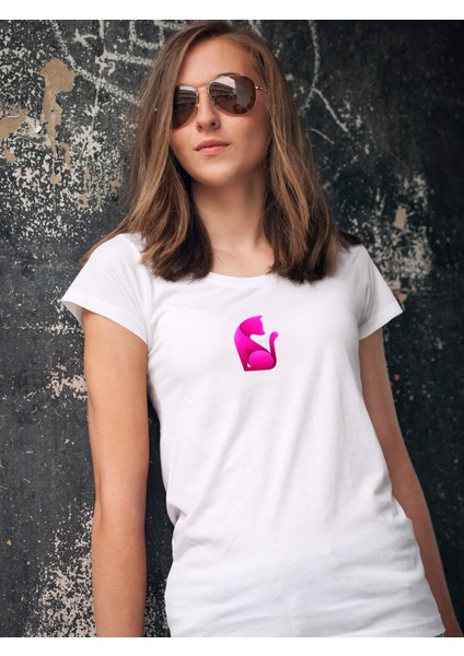 Kadın T-Shirt Pembe Kedi fiyatları
