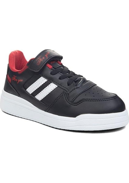 Unisex Cırtlı Anatomik Ultra Hafif Taban Çocuk Spor Ayakkabı Sneaker Siyah Kırmızı fiyatları