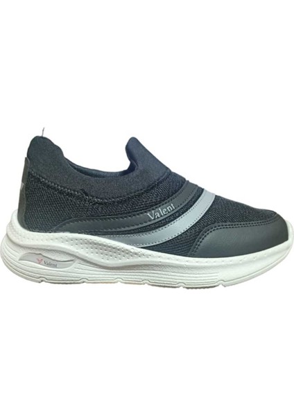 Bağcıksız Aqua Ultra Hafif Ortopedik Unisex Spor Ayakkabı Siyah