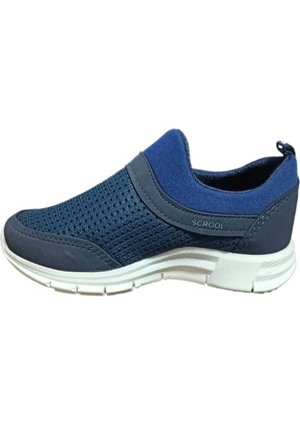 Kids Sneaker Esnek Hafif Rahat Terletmez Çocuk Spor Ayakkabı Tam Kalıp Günlük Ayakkabı Lacivert fiyatları