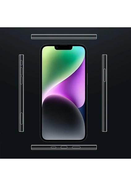 iPhone 15 Plus Hidrojel Hayalet Yan Alt Üst Kaplama Koruyucu Film modelleri