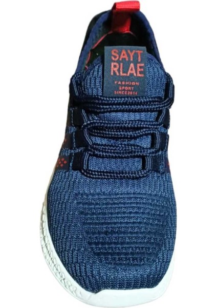 Lacivert Unisex Kids Sneaker Esnek Rahat Kalıp Çocuk Spor Ayakkabı Tam Kalıp Günlük Ayakkabı modelleri