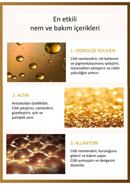 Kleopatra 24K Altın ve Kolajenli Bakım Maskeleri 4'lü Set 28 gr x 4 Adet