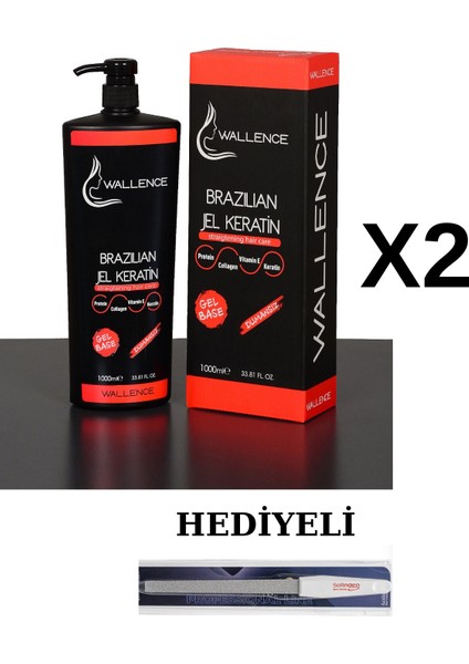 Brazılıan Dalgalı ve Kıvırcık Saçlara Özel Jel Keratin 1000ML