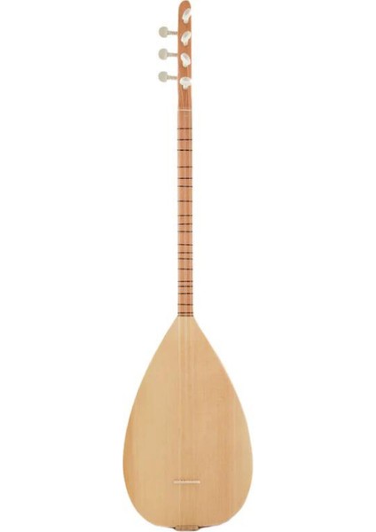 Sultan Instruments Kısa Sap Solak Bağlama Tam Set + Kılıf, Yedek Tel, Tezene