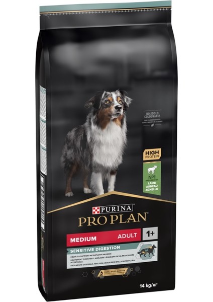 Proplan Medium Adult Kuzulu Köpek 14KG Sensitive Digestion Kuzulu Yetişkin Köpek Maması