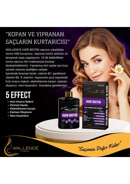 Saç Onarıcı Kurtarıcı Biotin 2'li