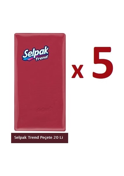 Trend Peçete 40CMX40CM 5 Paket