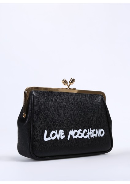 Love Moschino Siyah Kadın 13X22X5 cm Çapraz Çanta JC4253PP0HK1300A