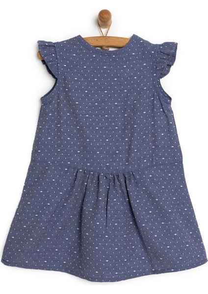 Whıte Flower Elbise Kız Bebek