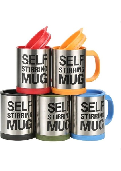 Self Stirring Mug  Mikser Kupa Bardak Turuncu