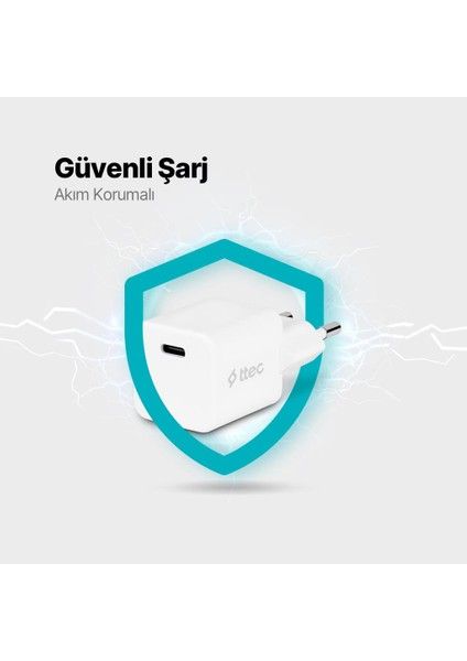 Süper Şarj Akım Korumalı Pd/qc Pd Girişli 20W Şarj Başlığı Iphone 15 Pro Max Şarj Başlığı Şarj fırsatları