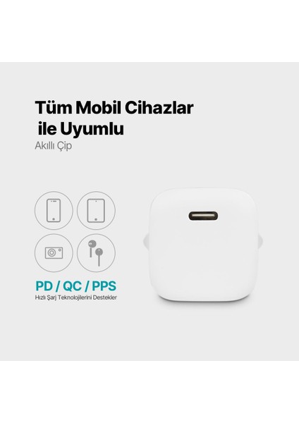 Süper Şarj Akım Korumalı Pd/qc Pd Girişli 20W Şarj Başlığı Iphone 15 Pro Max Şarj Başlığı fiyatları