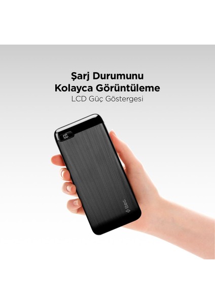 Şarj Akım Korumalı LED Ekranlı 20W 20.000 Mah Powerbank Iphone Samsung Huawei Şarj Powerbank