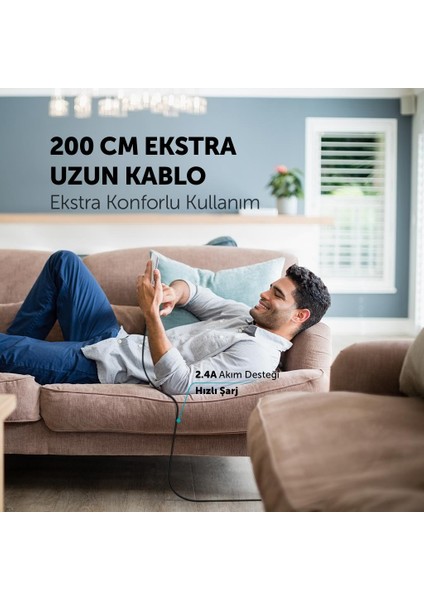 Super Şarj Örgü Tasarım 2mt Iphone Şarj Kablo Iphone 11 12 13 14 Pro Max Şarj Kablosu 480MBPS