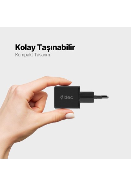 Süper Şarj Akım Korumalı Pd/qc Pd Girişli 20W Şarj Başlığı Iphone 15 Pro Max Şarj Başlığı Şarj