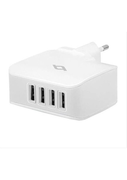 Tüm Cihazlara Uyumlu Süper Şarj 4 Port 25W Şarj Başlık Samsung Xiaomi Huawei Iphone Şarj Başlık